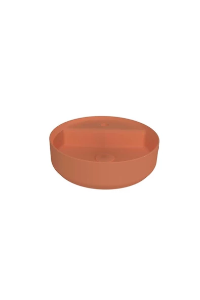 İsvea Isvea Infinity Batarya Delikli Tezgah Üzeri Lavabo 42Cm Terracotta ürün görseli 1