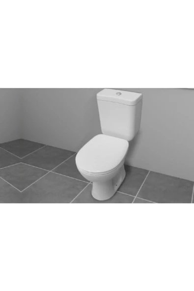 Ece Banyo Eti Arkadan Çıkışlı Klozet Takım 4 Parça ürün görseli 1