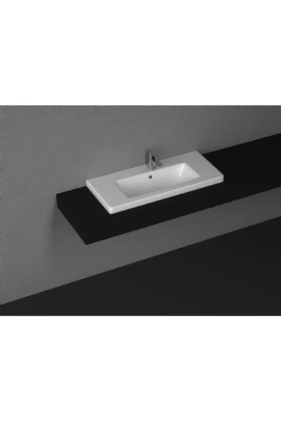 Ece Banyo Ece Snow 80 Cm Lavabo 800x350 Derinlik 35 Cm ürün görseli 1