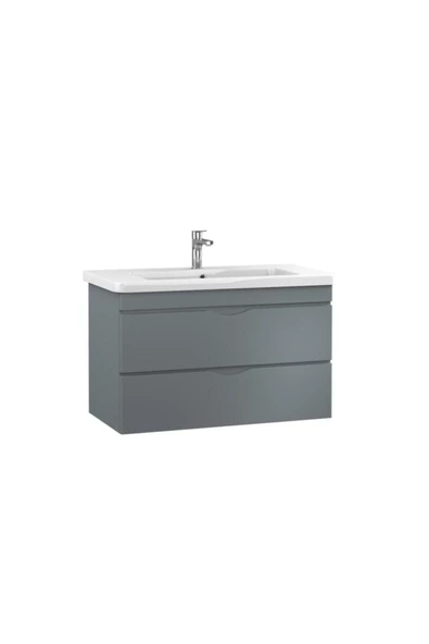 İsvea Isvea Neo 100 Cm Lavabo Dolabı, Gri ürün görseli 1