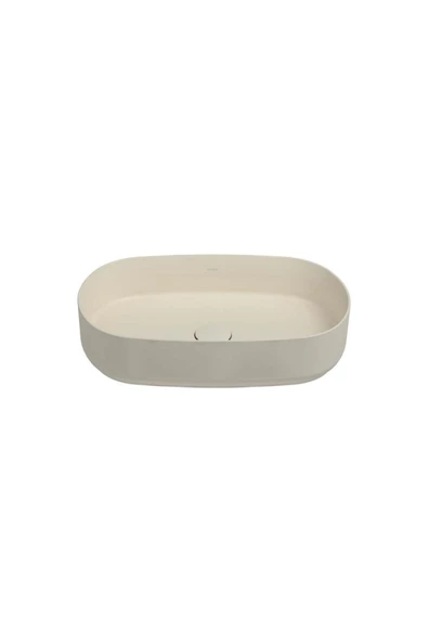 İsvea Isvea Infinity Tezgah Üzeri Lavabo 55Cm Fil Dişi ürün görseli 1