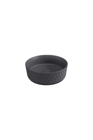 İsvea Isvea Artısan Edition Rombo Tezgah Üzeri Lavabo 36Cm Antrasit ürün görseli 1