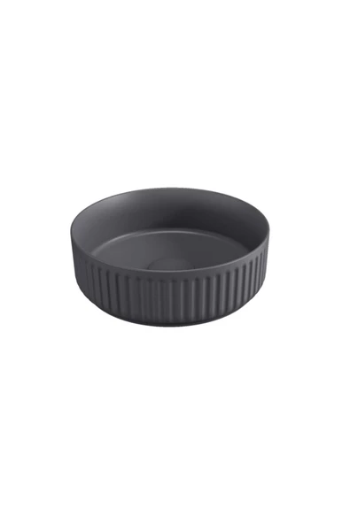 İsvea Artısan Edition Ion Tezgah Üzeri Lavabo 36Cm Antrasit 10Nf66036.2C ürün görseli 1