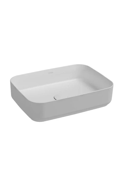 İsvea Isvea Infinity Tezgah Üzeri Lavabo 50Cm Mat Beyaz ürün görseli 1
