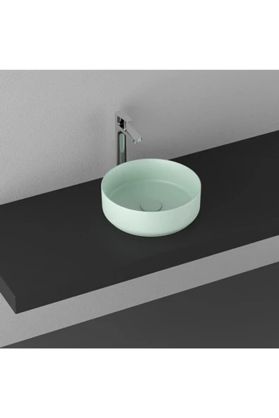 İsvea Infinity 36 Cm Tezgahüstü Lavabo Mint ürün görseli 1