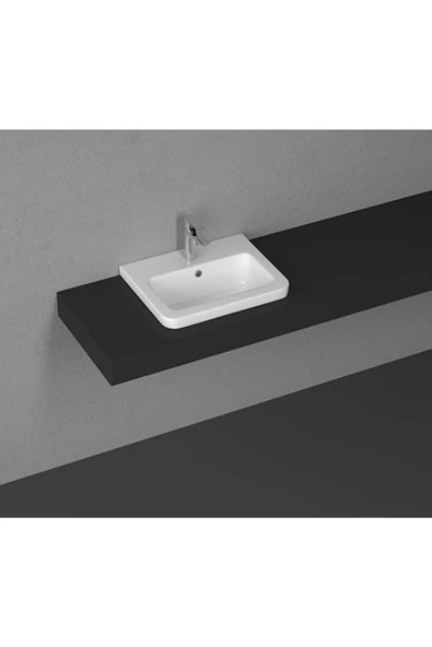 Ece Banyo Ece Snow 50 Cm Dolap Uyumlu Lavabo (10Ps50050) ürün görseli 1