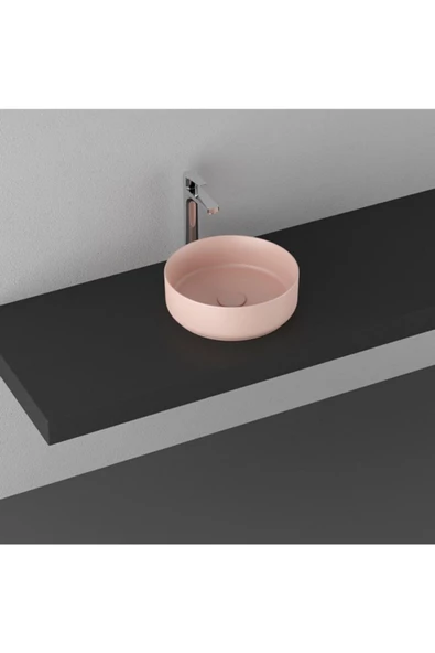 İsvea Isvea Infinity 36 Cm Tezgahüstü Lavabo - Somon ürün görseli 1