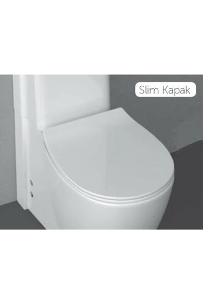 İsvea Isvea D40 Dp Klozet Kapağı Sentimenti Yavaş Tak Çıkar Slim Beyaz 40D40200I-S ürün görseli 1