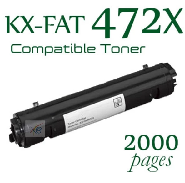 Muadil Toner Panasonic  KX-FAT472X Siyah ürün görseli 1