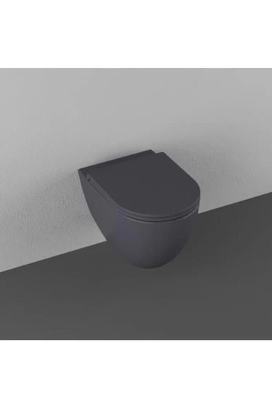 İsvea Kf Dp Klozet Kap.Smartfixplus Yvş.Kapn.T.Çıkar Slim Antrasit 40Kf0522I-S ürün görseli 1