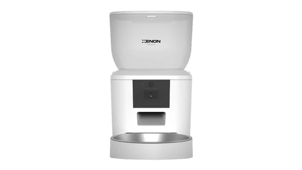 Xenon Smart Otomatik Kedi Mama Kabı (Kameralı) Çelik Kaseli, Sesli, Wifi, Mobil Kontrol, Akıllı Mama Kabı (X8604) ürün görseli 1