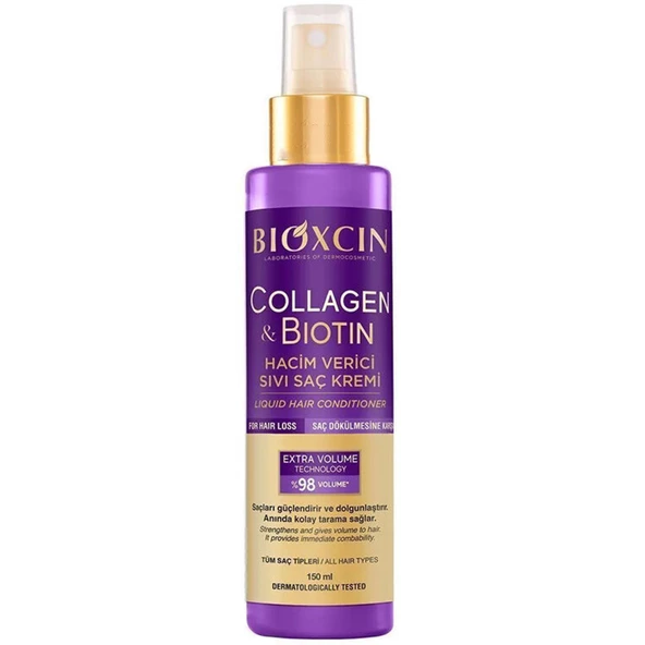 Bioxcin Collagen Biotin Hacim Verici Sıvı Saç Kremi 150 ml ürün görseli 1