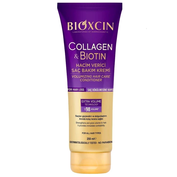 Bioxcin Collagen Biotin Hacim Verici Saç Bakım Kremi 250 ml ürün görseli 1
