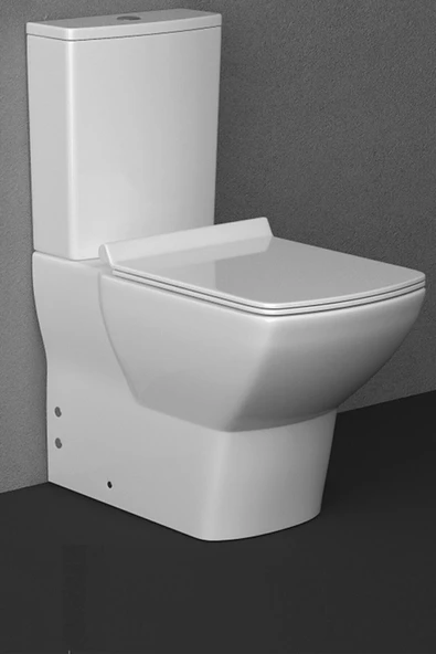 İsvea Soluzione Vı Duvara Sıfır Klozet + Rezervuar + Slim Tak-Çıkar Soft Kapak + Iç Takım ürün görseli 1