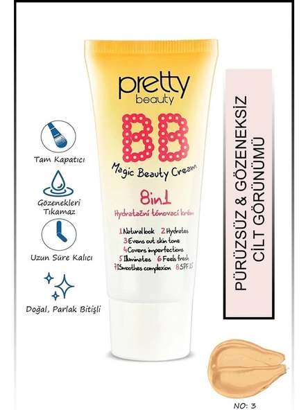Pretty Beauty  Bb Magic Beauty Cream 8in1  Seçiniz ürün görseli 1