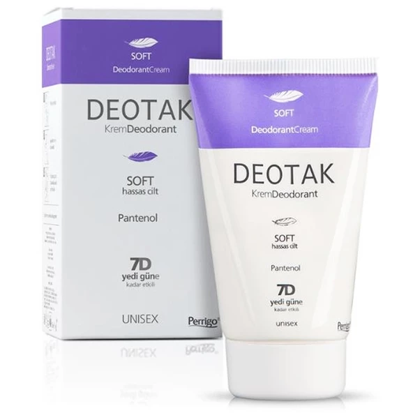 Deotak Soft Hassas Cilt Krem Deodorant 35 ml ürün görseli 1