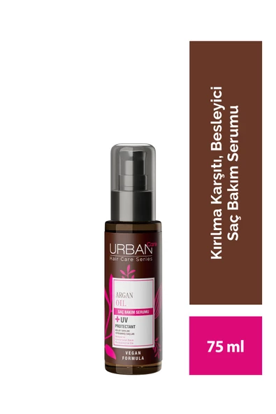 Argan Yağı Kolay Kırılan Yıpranmış Saçlara Özel Saç Bakım Serumu-vegan-75 ml ürün görseli 1