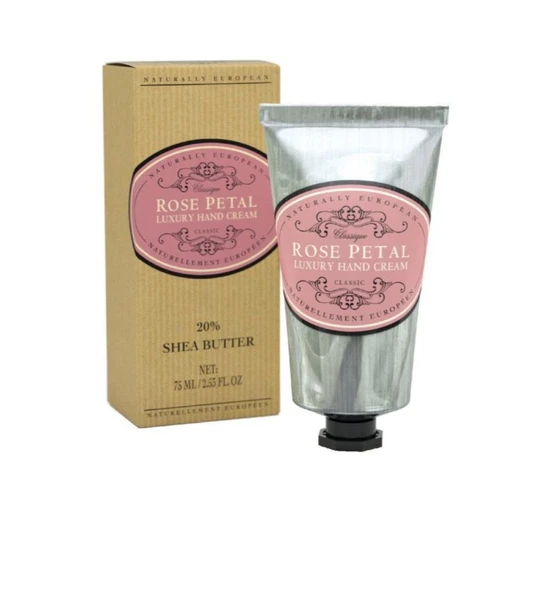 Naturally European Rose Petal Hand Cream 75 ml ürün görseli 1