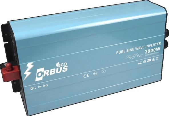 Orbus Eco 24 V 3000 W Tam Sinüs İnverter ürün görseli 1