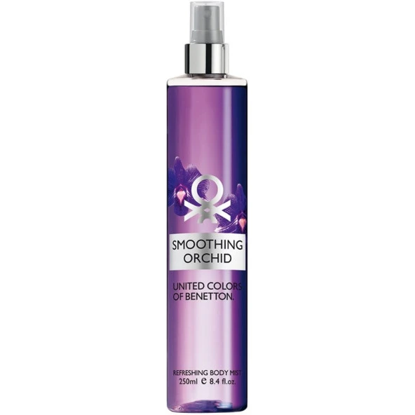 Benetton Smoothing Orchid Refreshing Body Mist 250 ml ürün görseli 1