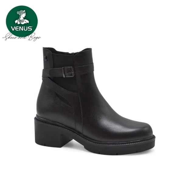 VENÜS 2454604K PLATFORM TOPUK DERİ KADIN BOT - Resim 3