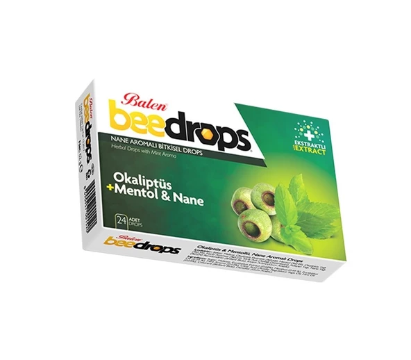 Balen Beedrops Okaliptüs+Mentol-Nane Aromalı Drops 24 Adet ürün görseli 1