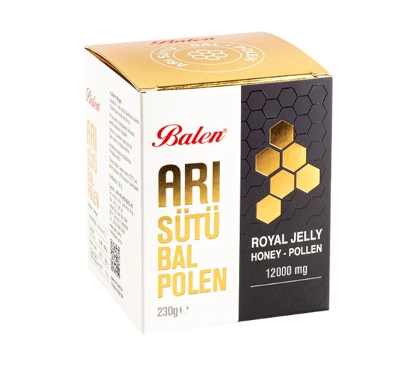 Balen Arı Sütü-Bal-Polen 12000 Mg 230 g ürün görseli 1