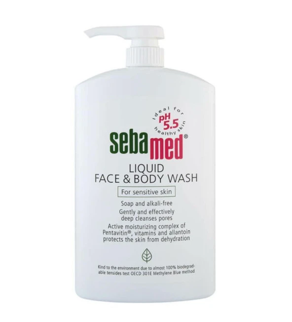 Sebamed Liquid Face & Body Wash 1000 ml ürün görseli 1