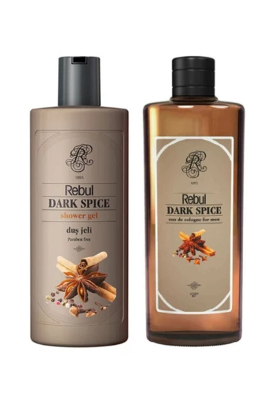 Rebul Dark Spıce 250 Ml Kolonya + 500 Ml Duş Jeli 2'li Set ürün görseli 1