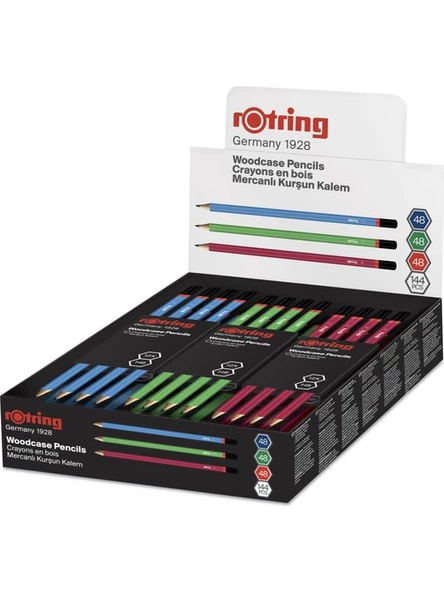 Rotring Mercanlı Kurşun Kalem (HB) – 12 Adet ürün görseli 1
