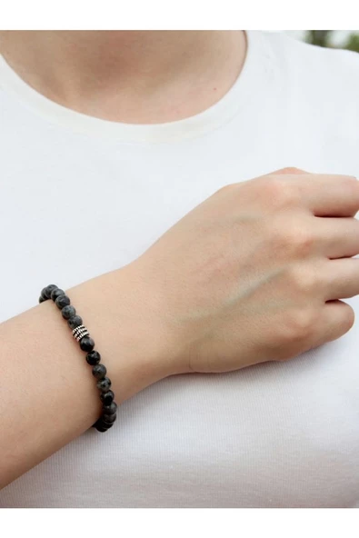 Doğal Taş Labradorit Doğal Taş Bileklik Orta Boy 6 Mm Taşlı dtdbl6 ürün görseli 1