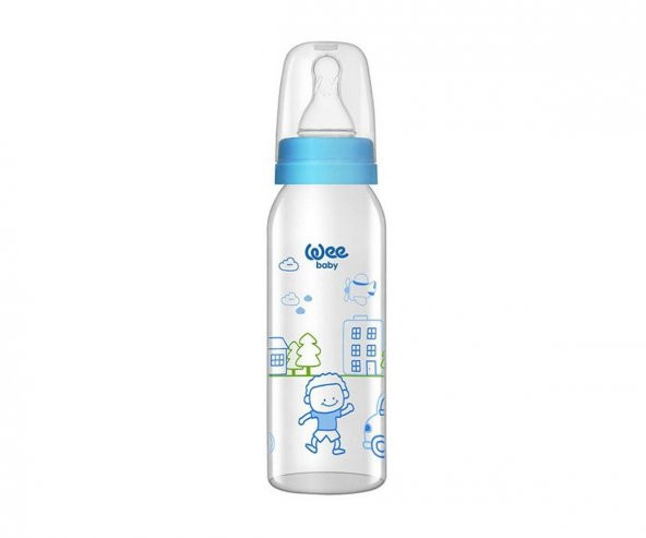 Wee Baby 876 Cam Biberon 250 ml - Mavi ürün görseli 1