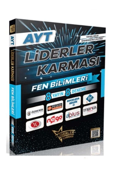 AYT Fen Bilimleri 8 Yayın 8 Deneme Liderler Karması ürün görseli 1