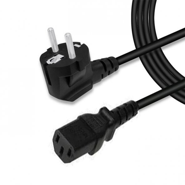 Power Kablosu Kasa Monitör Kablosu Pover Kablo 1.5 METRE ürün görseli 1