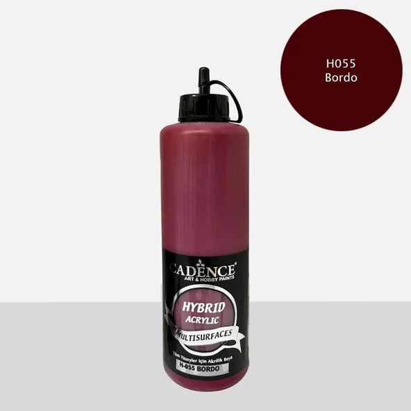HYBRID AKR. MULTISURFACES H-055 BORDO 500ML ürün görseli 1