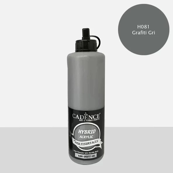 HYBRID AKR. MULTISURFACES H-081 GRAFİTİ GRİ 500ML ürün görseli 1