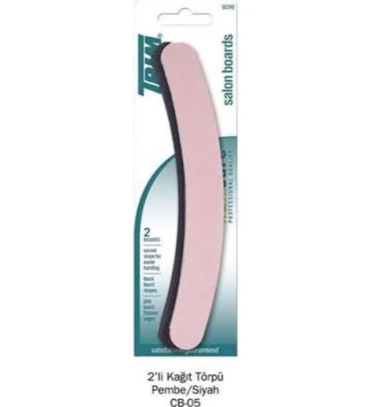 Trım 2'li Kağıt Törpü Pembe/Siyah CB-05 ürün görseli 1