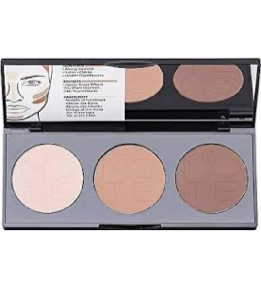 Note Perfecting Contouring Powder Palette 02 Medium To Dark ürün görseli 1