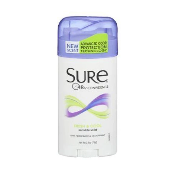 Sure Fresh & Cool Deo stick 73 gr ürün görseli 1