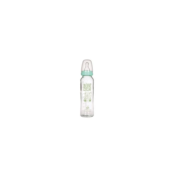 Orta Akış Isıcam Biberon (250 ml) / Turkuaz ürün görseli 1