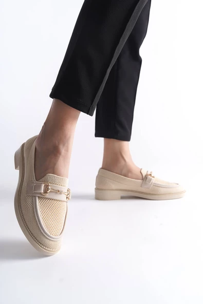 Serenity Kadın Loafer Günlük Ayakkabı Ten Rengi TR045Y01B ürün görseli 1