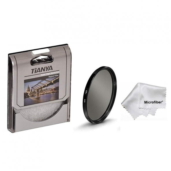 Tianya 62mm Circular Polarize Filtre + Mikro Fiber Bez st03684-23532 ürün görseli 1