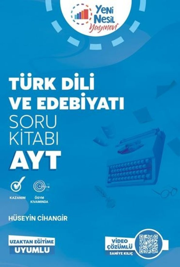 Yeni Nesil Yayınları AYT Türk Dili ve Edeb. Soru Kitabı ürün görseli 1