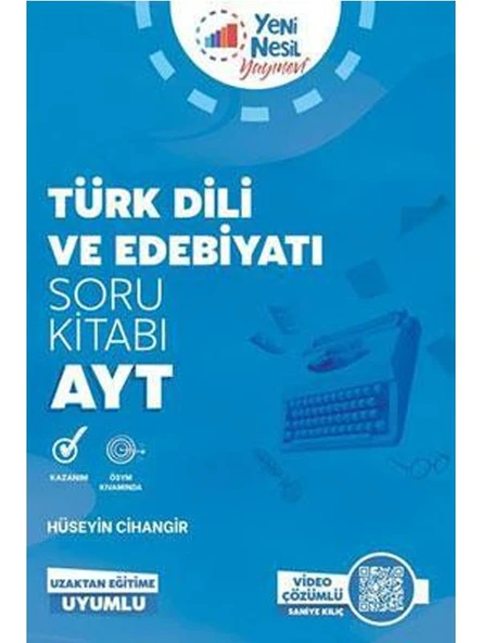 YENİNESİL YKS AYT TÜRK DİLİ VE EDEBİYAT SORU KİTABI *YENİ* ürün görseli 1