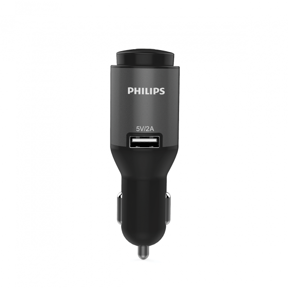 Philips SHB1803 Bluetooth Mono Kulaklık & Araç Şarj Cihazı Bir Arada Combo Ürün ürün görseli 1