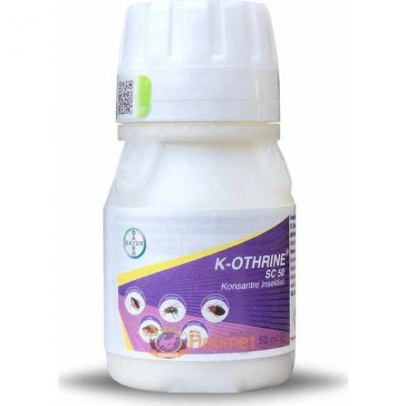 Bayer K-Othrine 50 SC Konsantre Haşere ilacı 50 cc ürün görseli 1