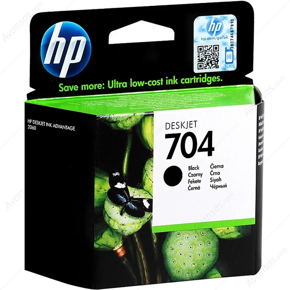 HP 704 (692 AE) ORJİNAL SİYAH KARTUŞ ürün görseli 1