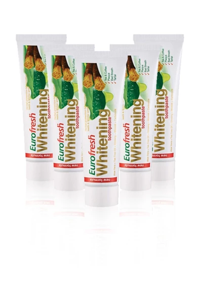 FARMASİ Eurofresh Misvaklı Beyazlatıcı Diş Macunu 112 gr x 5 Adet ürün görseli 1