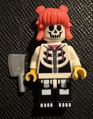 Orjinal Lego Minifigür Skeleton Hoodie Costume Girl ürün görseli 1
