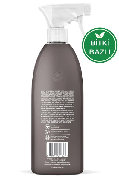 Method Lemongrass Güçlü Yağ Çözücü Sprey 828ML - Resim 2